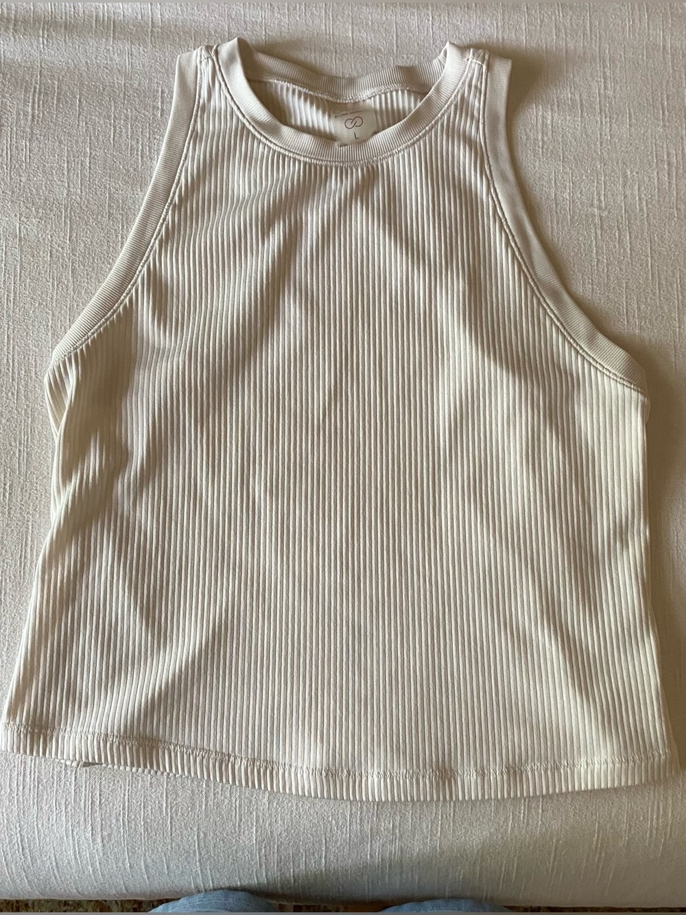 Women’s Ribbed Tank Top - Ivory
